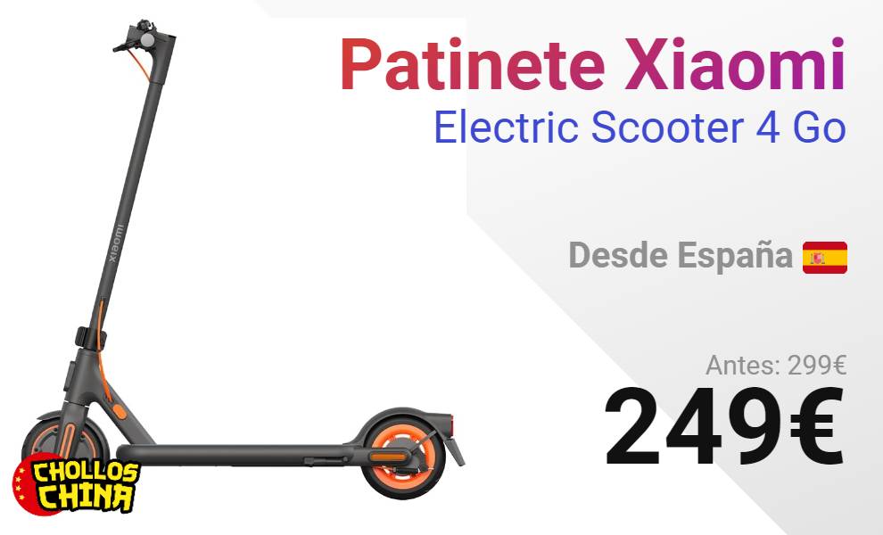 Patinete eléctrico Xiaomi Electric Scooter 4 Go - Patinete - Los mejores  precios