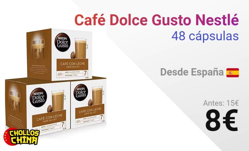 Pack de café con Leche Dolce Gusto por 8€ - cholloschina