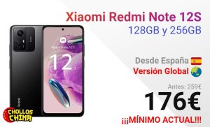 Xiaomi Redmi Note 12S 8GB/256GB por 176€ - cholloschina