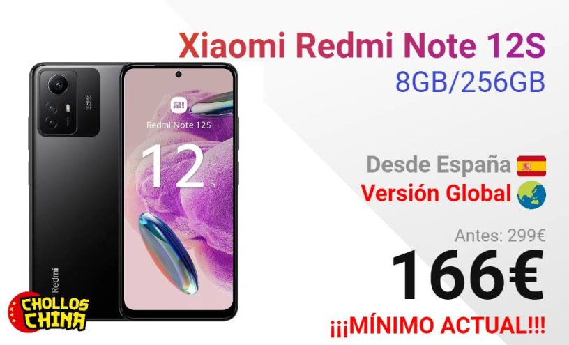 Xiaomi Redmi Note 12S 8GB 256GB Versión Global 108MP, Pantalla