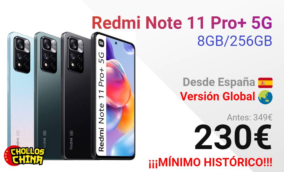 Redmi Note 11 Pro Plus 5G, Xiaomi España