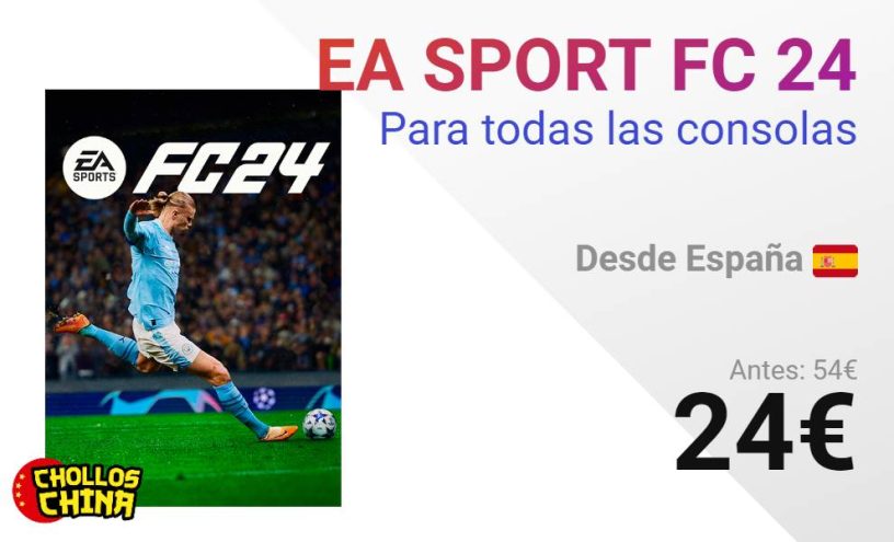 Juego PS5 EA SPORTS FC 24 TODAS LAS CONSOLAS DESDE 34€ - cholloschina