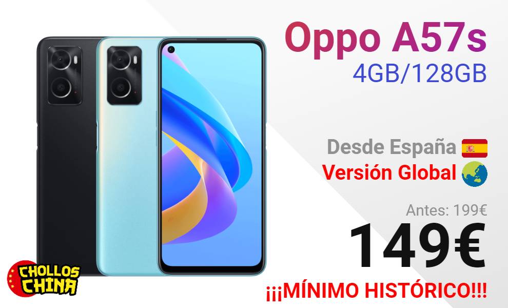 Comprar OPPO A57s 128GB+4GB RAM al mejor precio