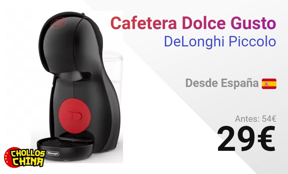 Cafetera de cápsulas Nescafé Dolce Gusto por 29€ - cholloschina