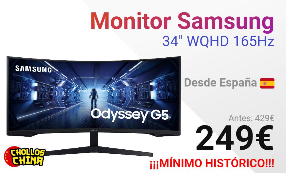 Chollo! Monitor Samsung Viewfinity 34 - 229€. - Blog de Chollos
