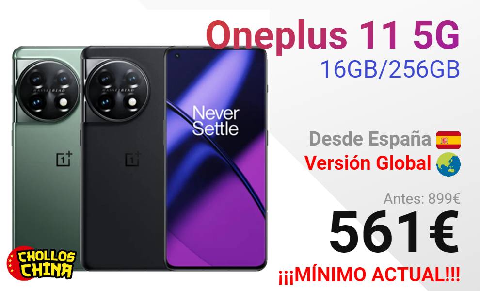 Oneplus 11 16GB/256GB Verde - Triple cámara trasera