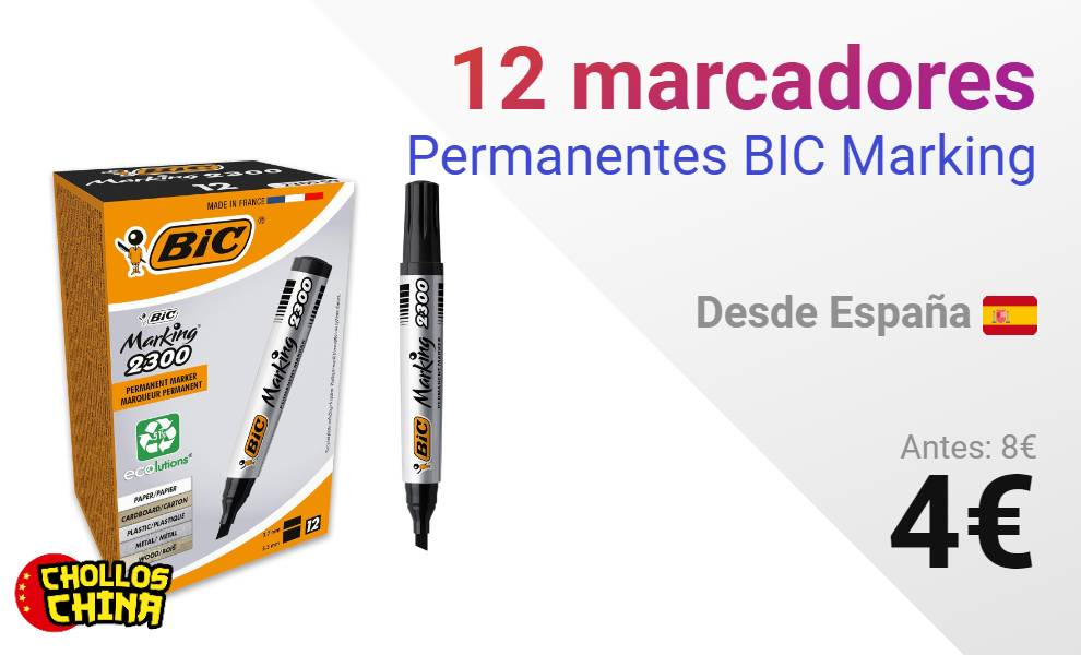 Chollo! 24 rotuladores BIC Intensity - 4€ - Blog de Chollos