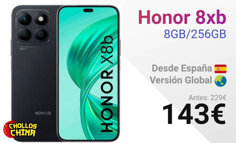 Honor 8xb 8GB/256GB por 143€ - cholloschina